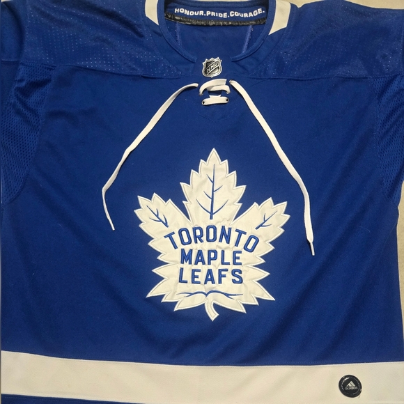 Toronto Maple Leafs Hockey Jersey NHL Home Blue Adidas #16 Mitchell Marner - Picture 3 of 9
